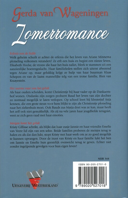 Zomerromance achterkant