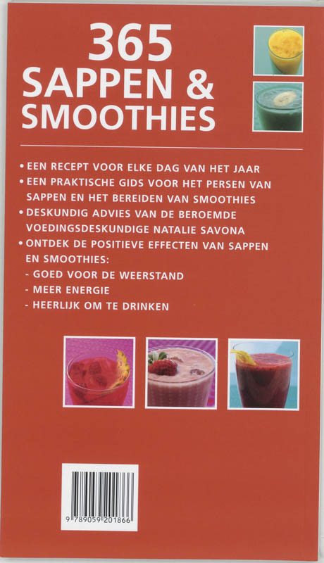 365 sappen & smoothies 365 sappen & smoothies achterkant