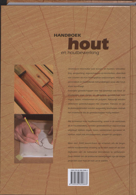 Handboek hout en houtbewerking achterkant