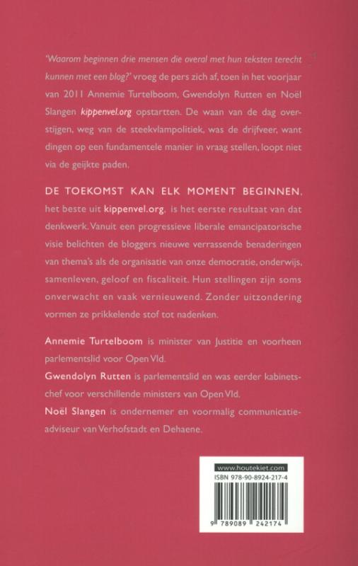 De toekomst kan elk moment beginnen achterkant