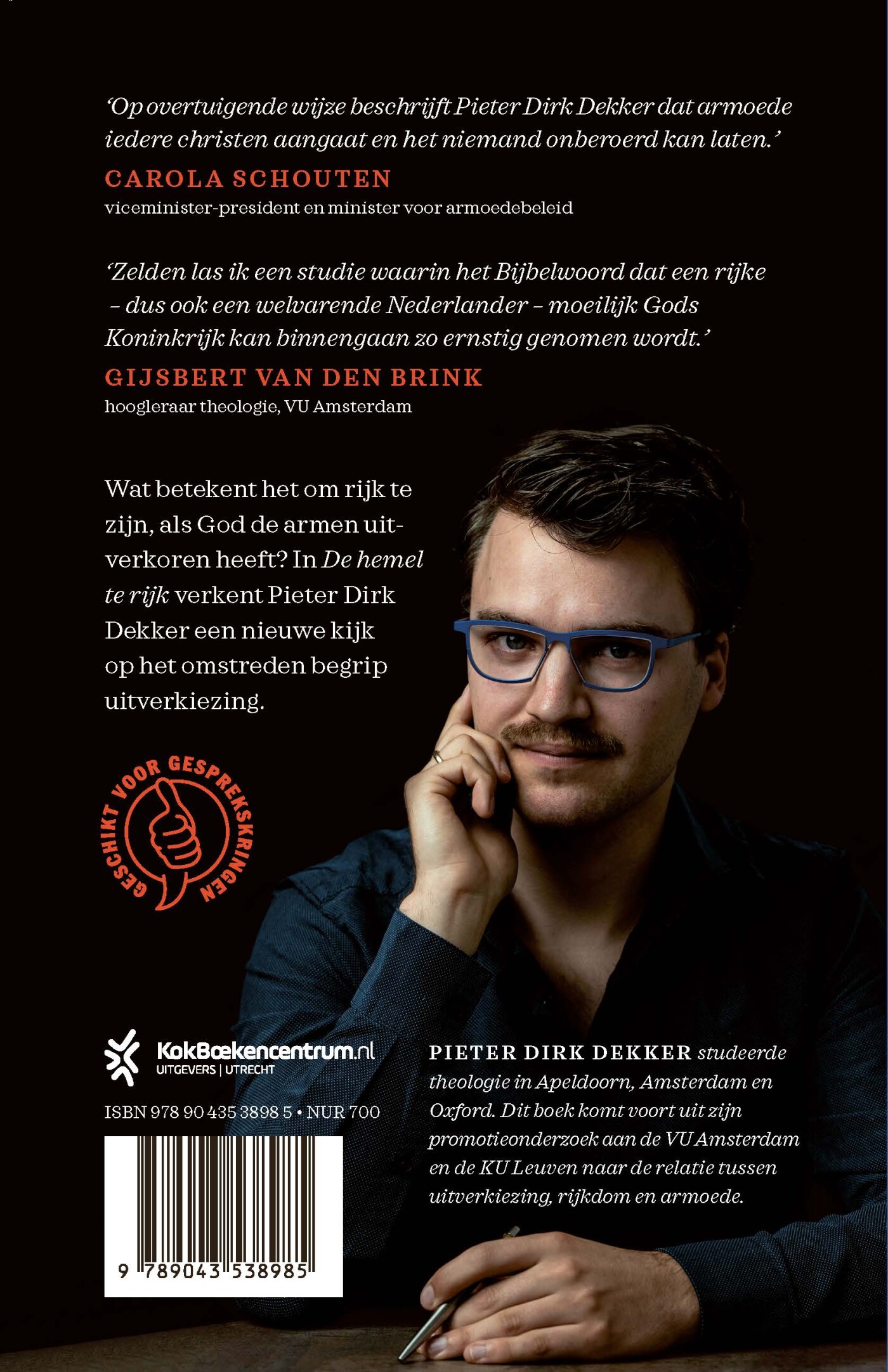 De hemel te rijk achterkant