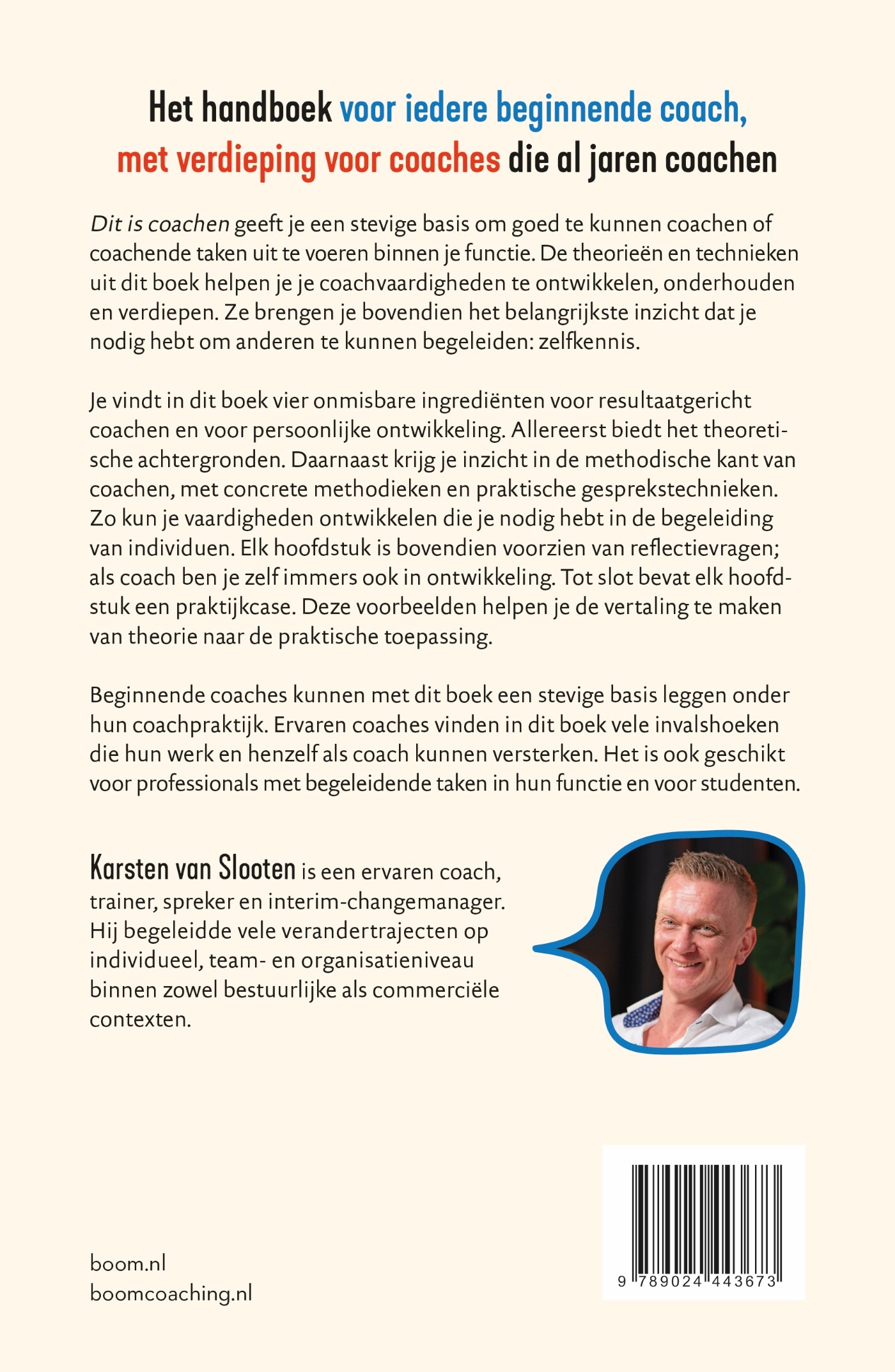 Dit is coachen achterkant