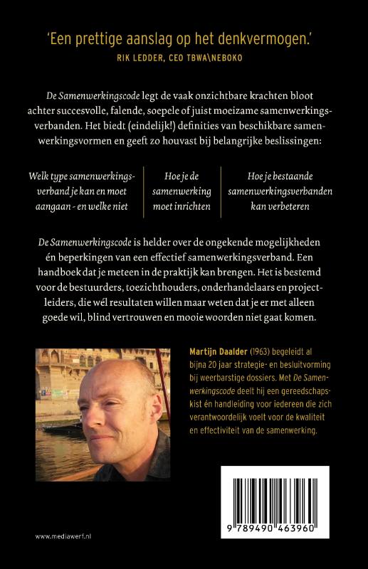 De samenwerkingscode achterkant