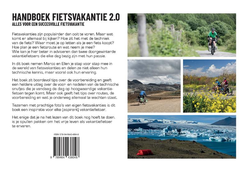 Handboek Fietsvakantie 2.0 achterkant