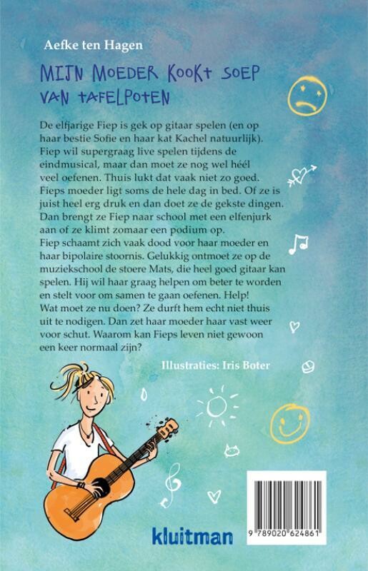 Mijn moeder kookt soep van tafelpoten achterkant