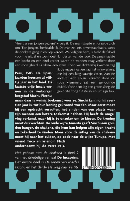 Het geheim van de chakana / De Incaprins / 2 achterkant