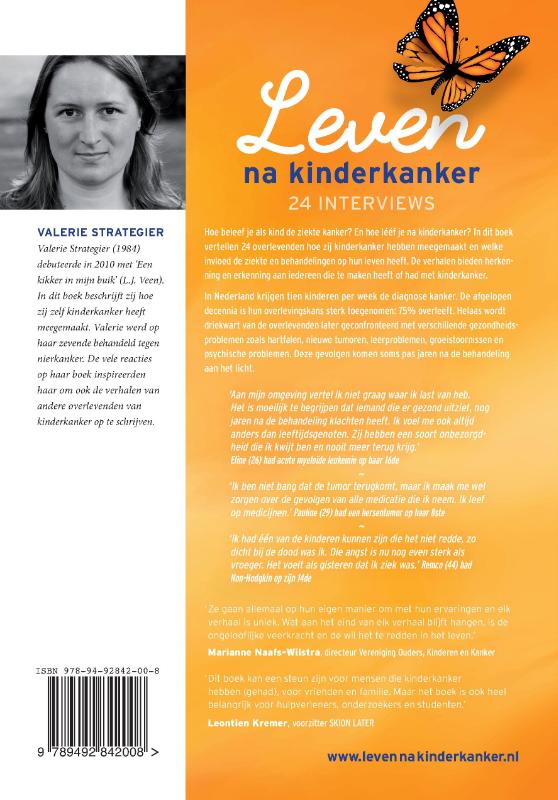 Leven na kinderkanker achterkant