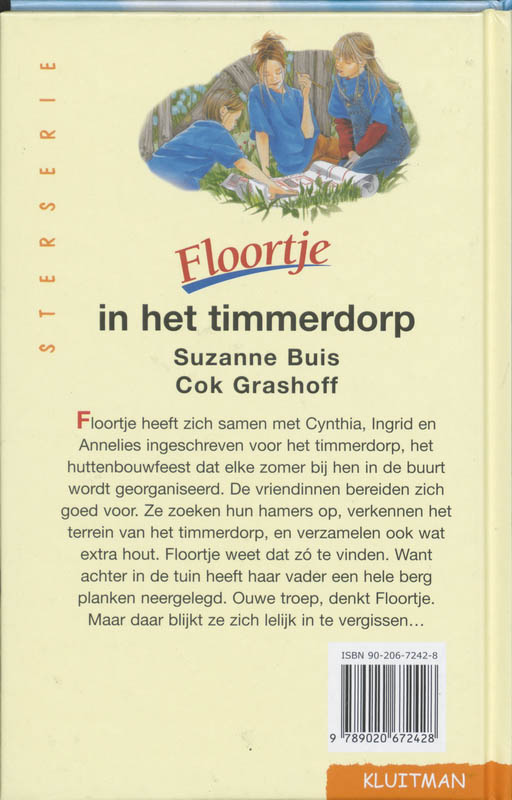 Floortje in het timmerdorp achterkant