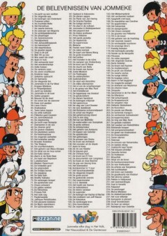 Jommeke strip / 241 Nobelprijs voor Gobelijn / De belevenissen van Jommeke achterkant