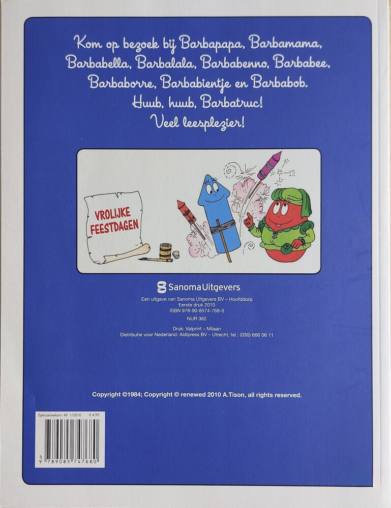 Barbapapa special / Barbapapa special achterkant
