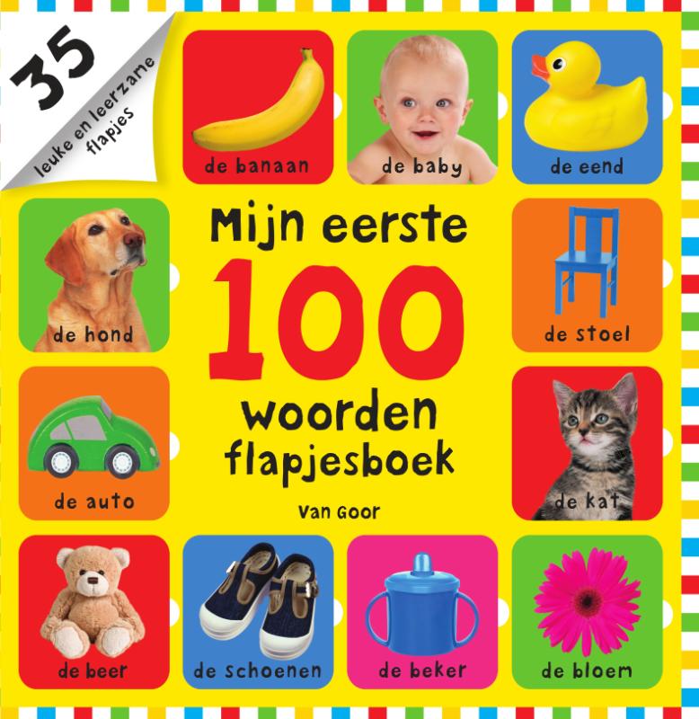 boekenbalie_9789000341122_cover Mijn eerste 100 woorden flapjesboek / Mijn eerste 100