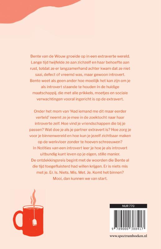 Notities van een introvert achterkant