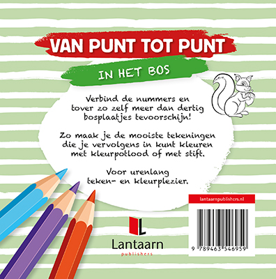 Van punt tot punt kids - in het bos achterkant