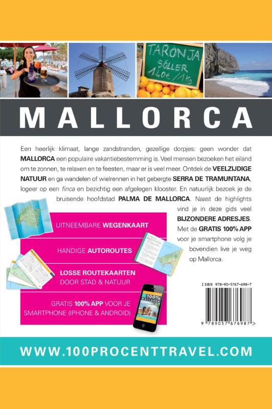 100% Mallorca / 100% regiogidsen achterkant