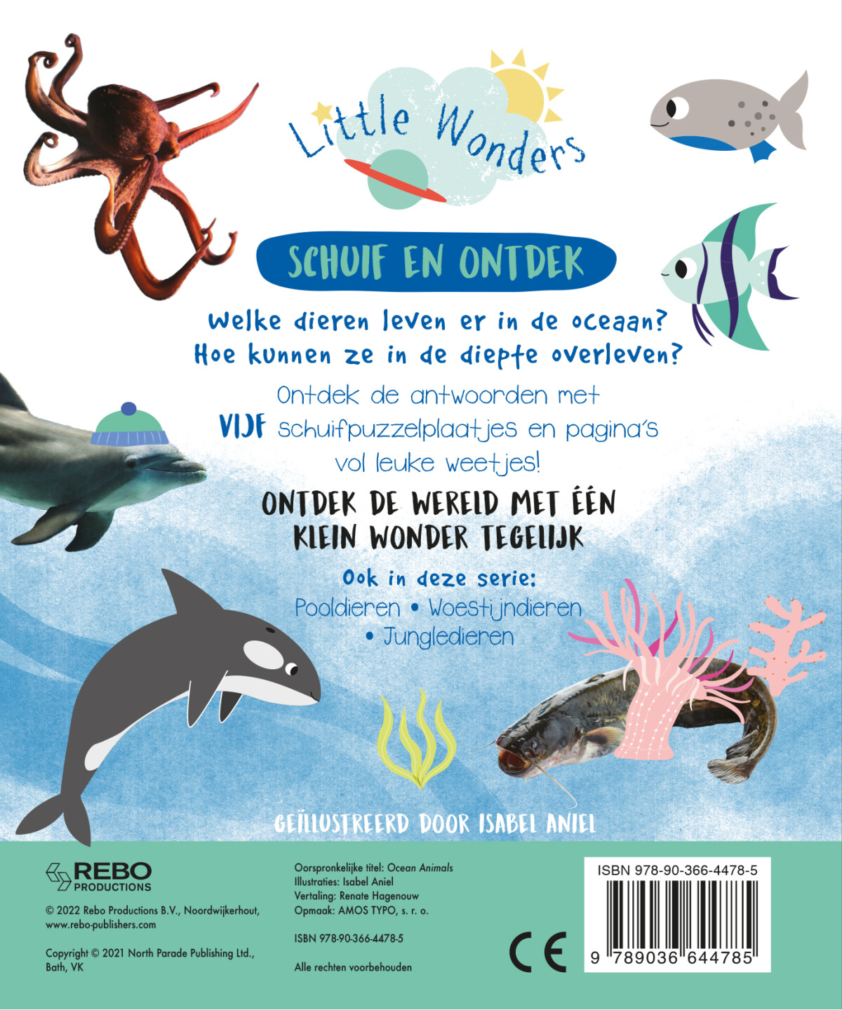 Oceaandieren / Little wonders achterkant
