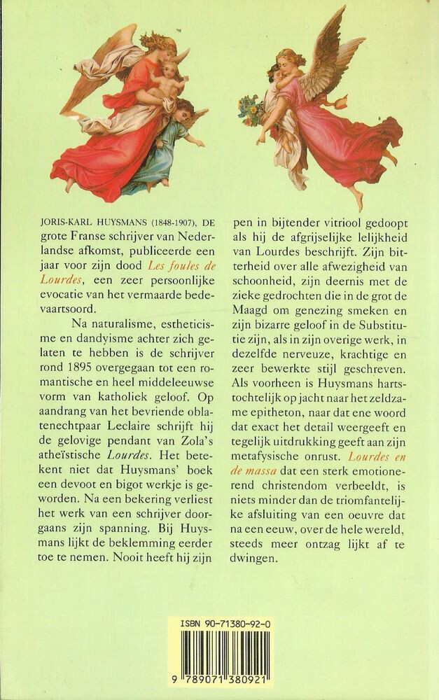 Lourdes en de massa / Lourdes-bibliotheek / dl. 4 achterkant