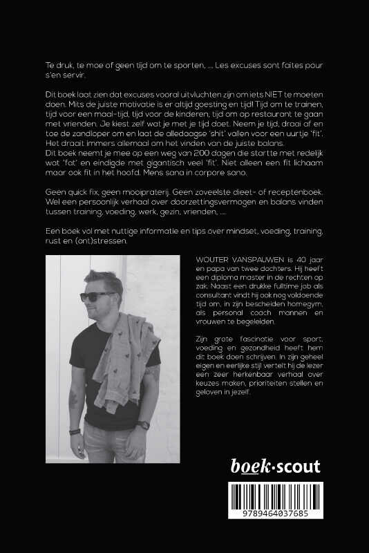 Fit is the shit achterkant