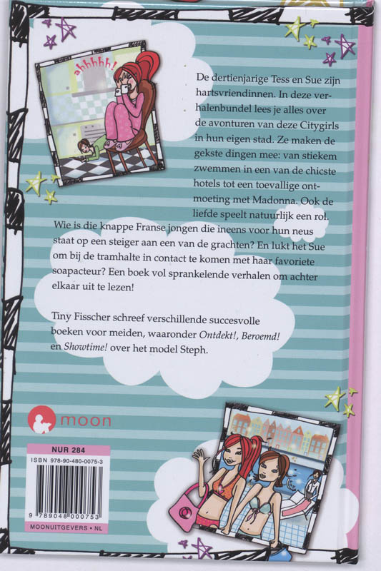City girls De avonturen van Tess en Sue achterkant