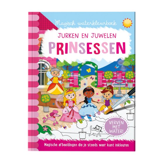 Magisch waterkleurboek Prinsessen