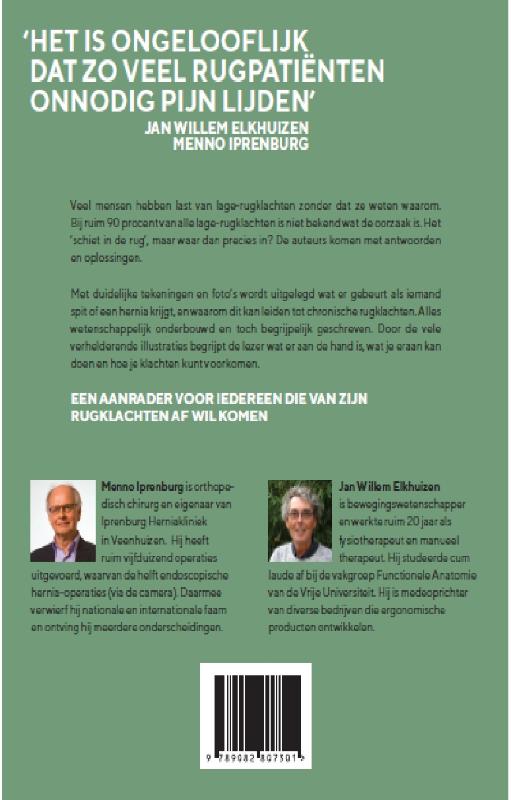 Rugpijn, hernia en spit Rugpijn, hernia en spit achterkant