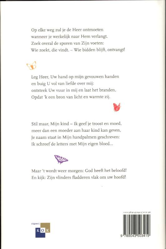Een vlinder van god Een vlinder van god achterkant