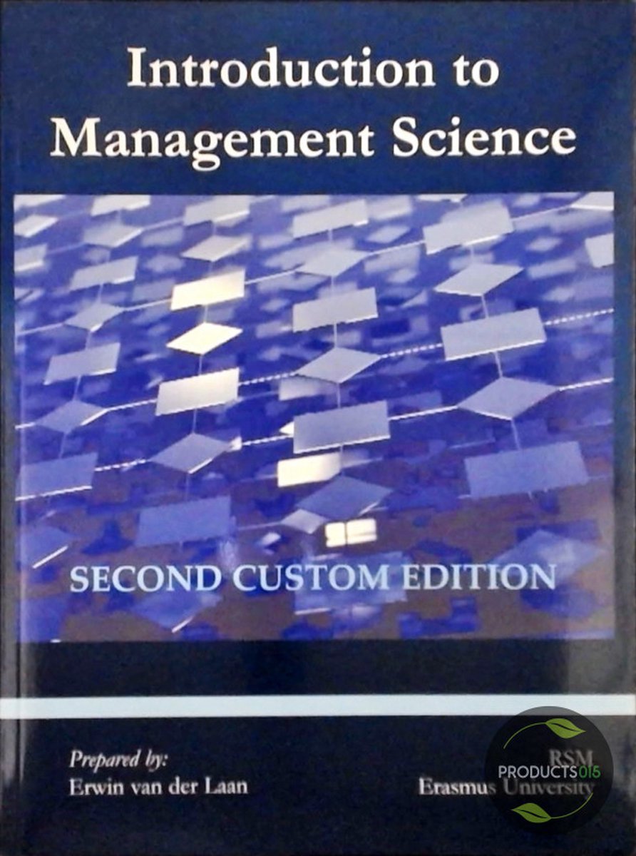 Introduction to management science