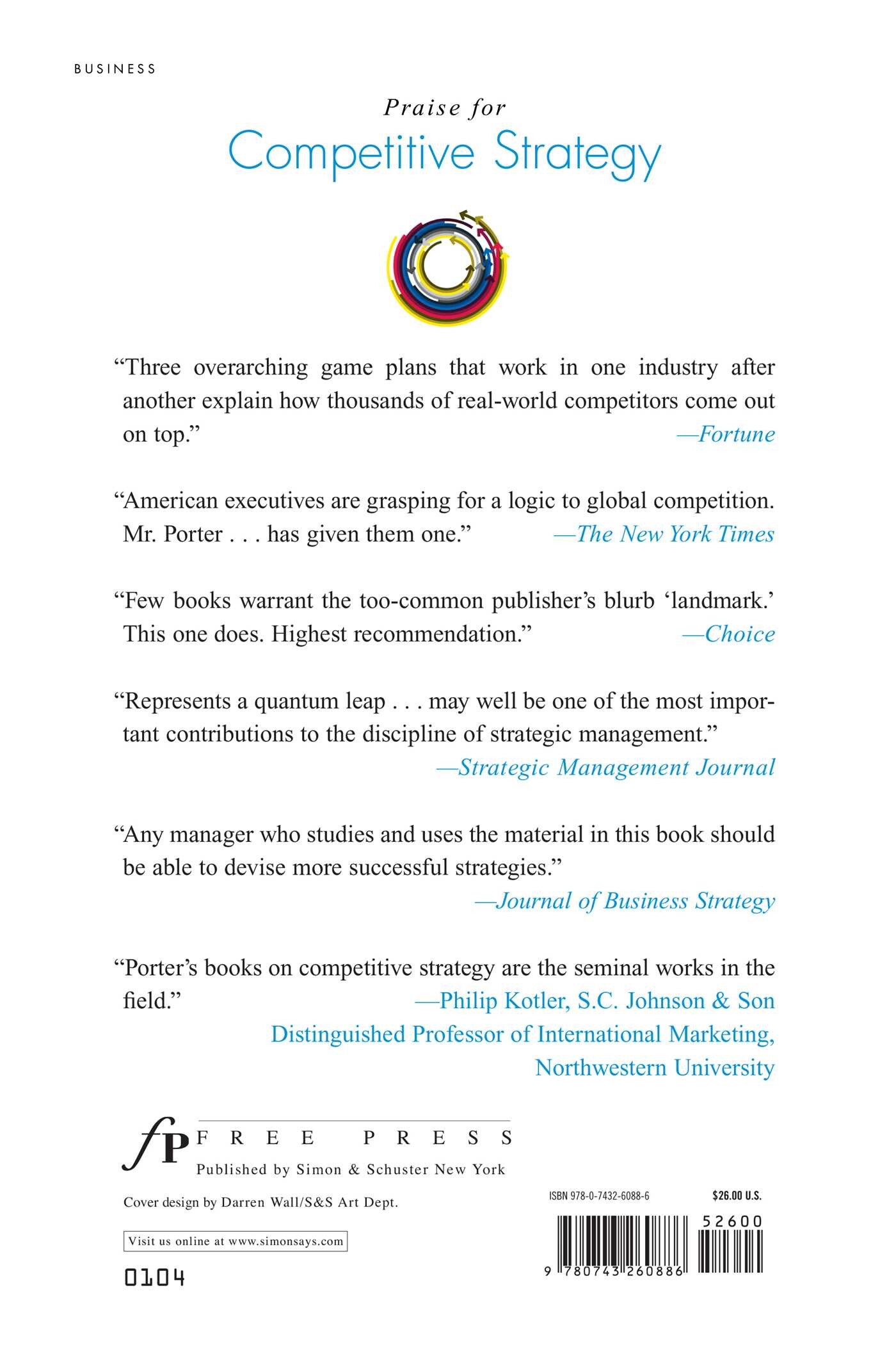 The Competitive Strategy achterkant