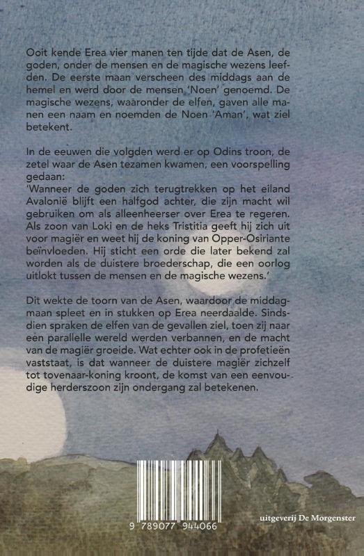 De wereld van de drie manen / 1 het geheim van de Runensteen / Erea-trilogie / 1 achterkant
