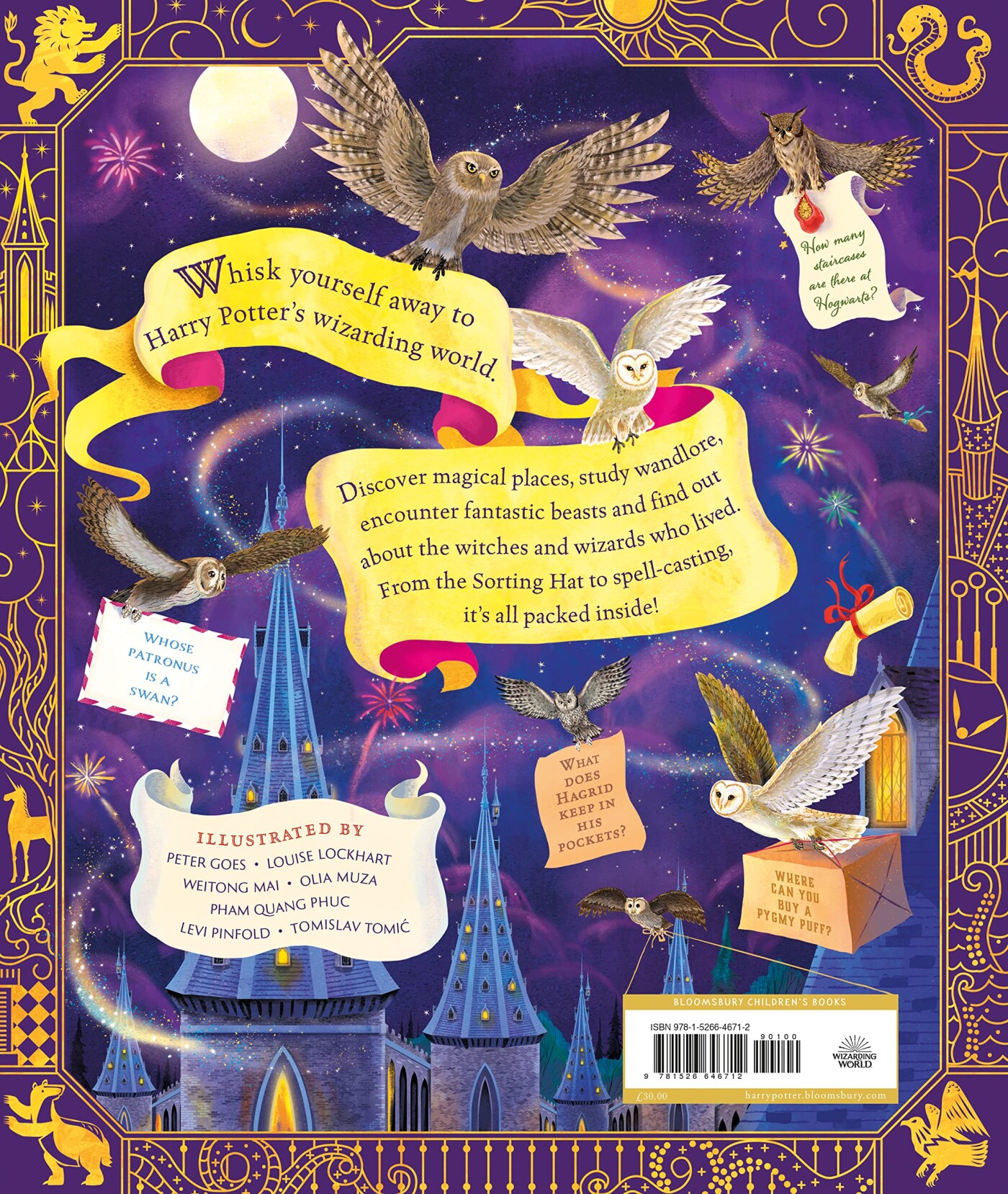 The Harry Potter wizarding almanac / Harry Potter achterkant