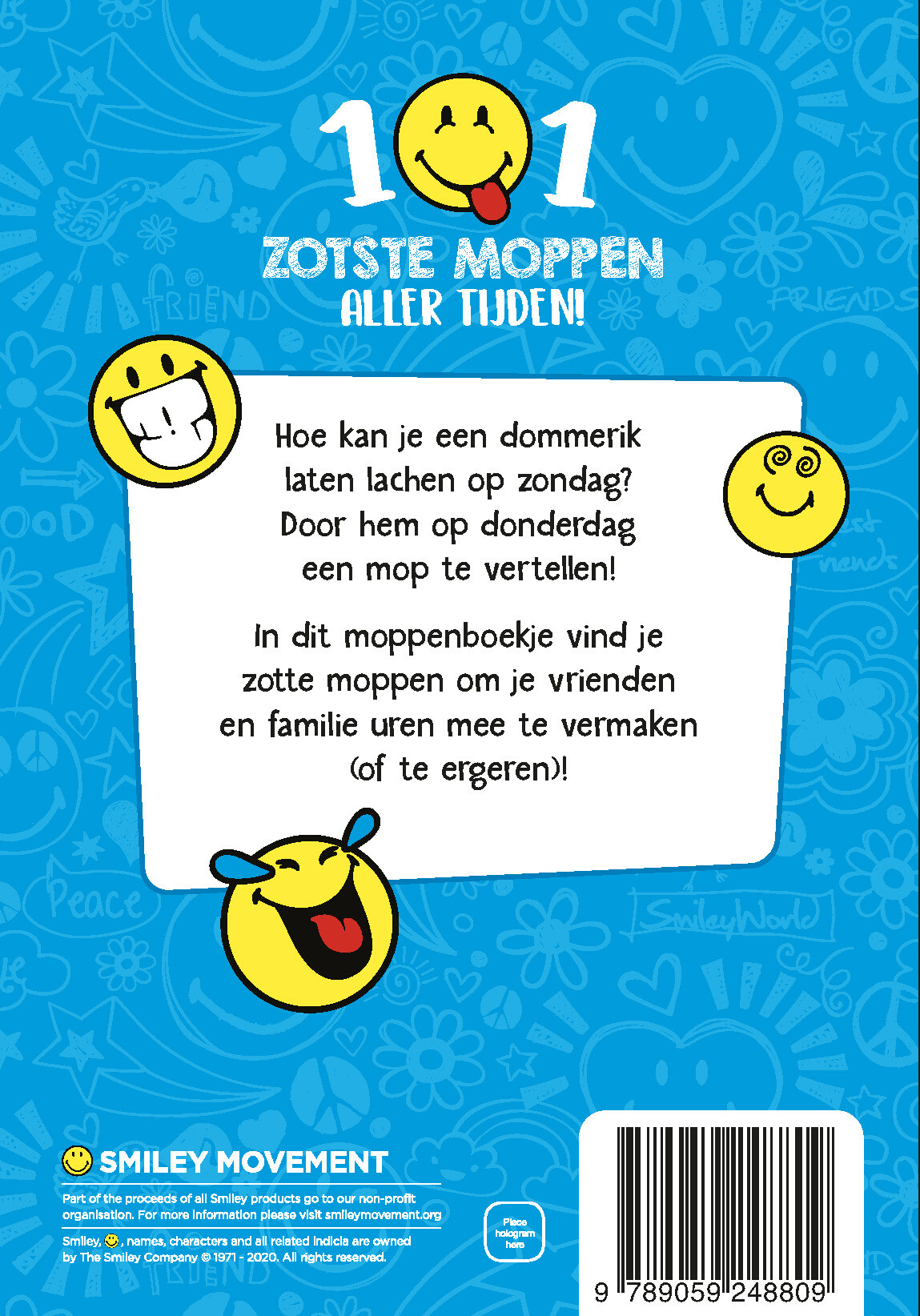 101 zotste moppen aller tijden! / Smiley world achterkant
