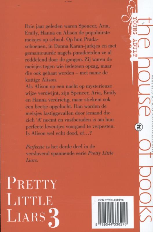 Pretty little liars 3 - Perfectie achterkant