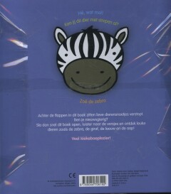Supervrolijk kiekeboeboek met leuke dieren achterkant