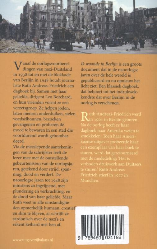 Ik woonde in Berlijn achterkant