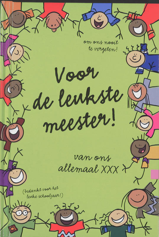 Interstat Voor de leukste Meester - Kinderen - 14 x 18 x 2cm