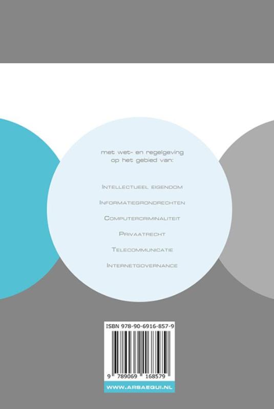 Internetrecht 2016/2017 / Ars Aequi Wetseditie achterkant