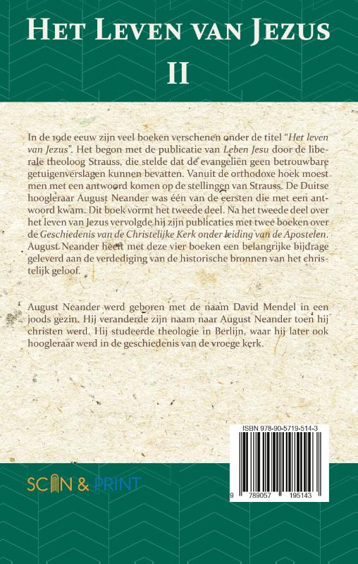 Het Leven van Jezus II achterkant