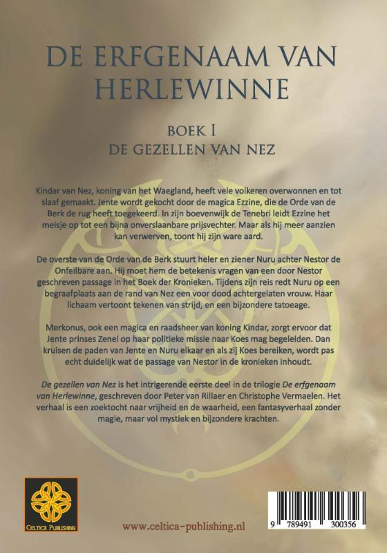 De gezellen van Nez / De erfgenaam van Herlewinne / 1 achterkant