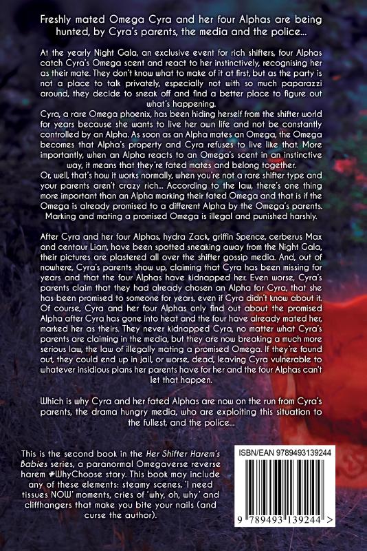 Omega Phoenix: Hunted / Her Shifter Harem's Babies / 2 achterkant