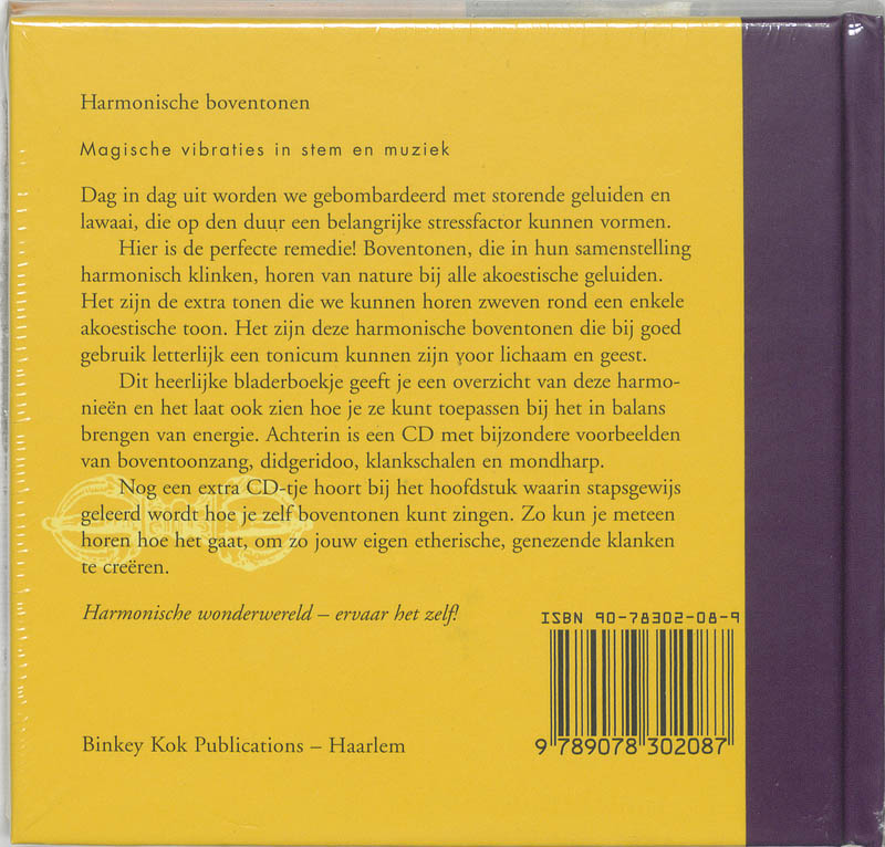 Harmonische Boventonen + Cd achterkant