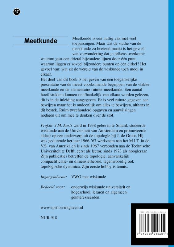 Meetkunde / Epsilon uitgaven / 47 achterkant