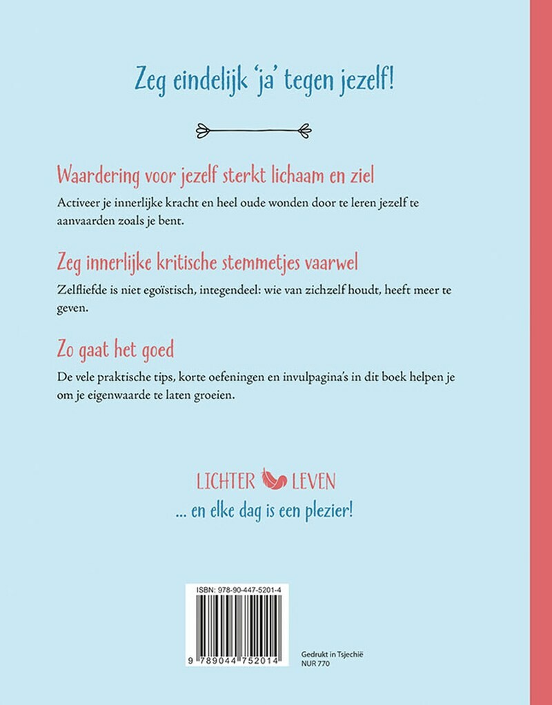 Leren houden van jezelf / Lichter leven achterkant