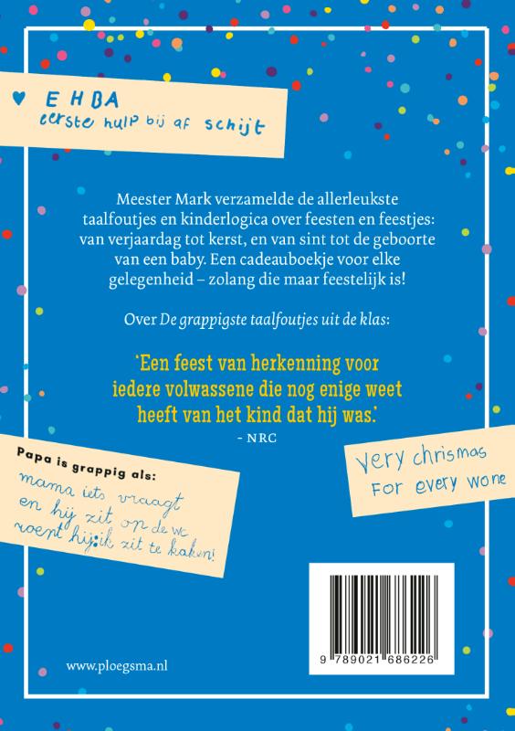 Veestje! / Meester Mark achterkant
