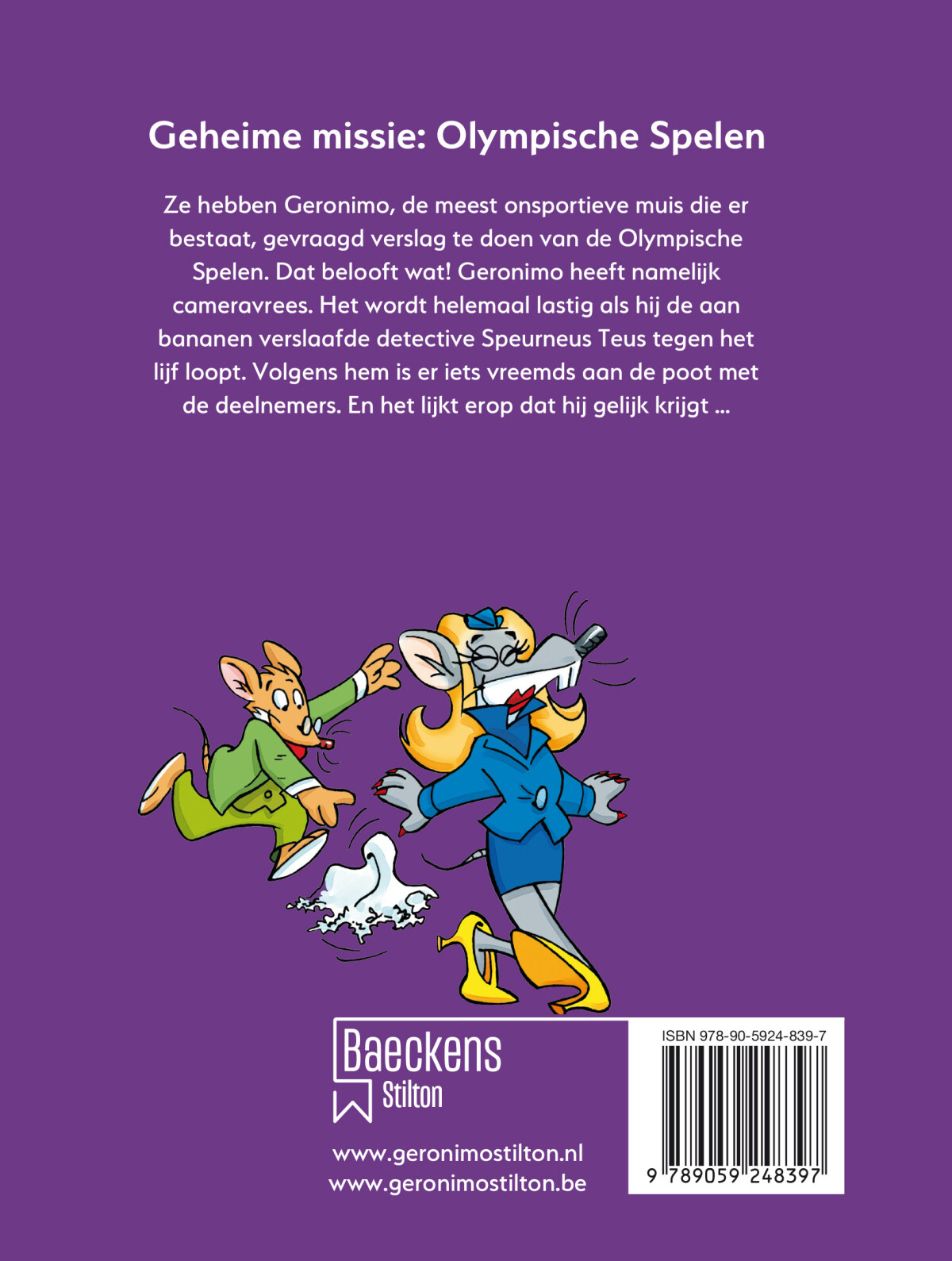 Geheime missie / Geronimo Stilton-reeks / 31 achterkant