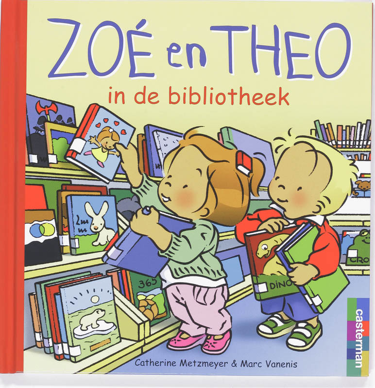 Zoe En Theo  In De Bibliotheek