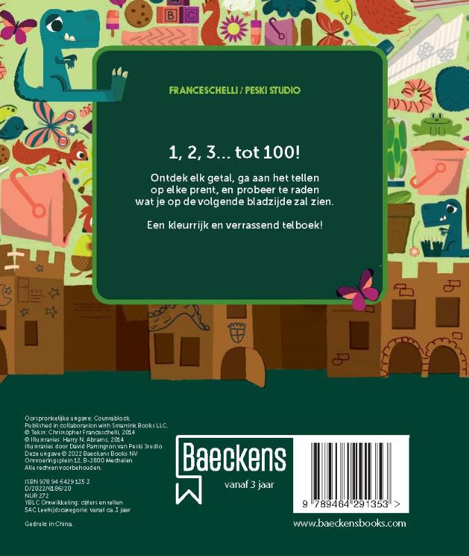 Het dikke telboek achterkant