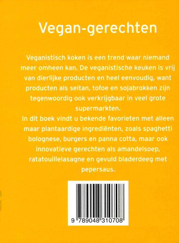 Vegangerechten / Mini kookboekjes achterkant