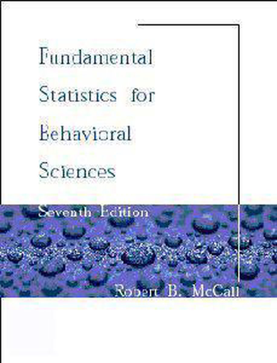 Fundamental Statistics For Behavioral Sciences