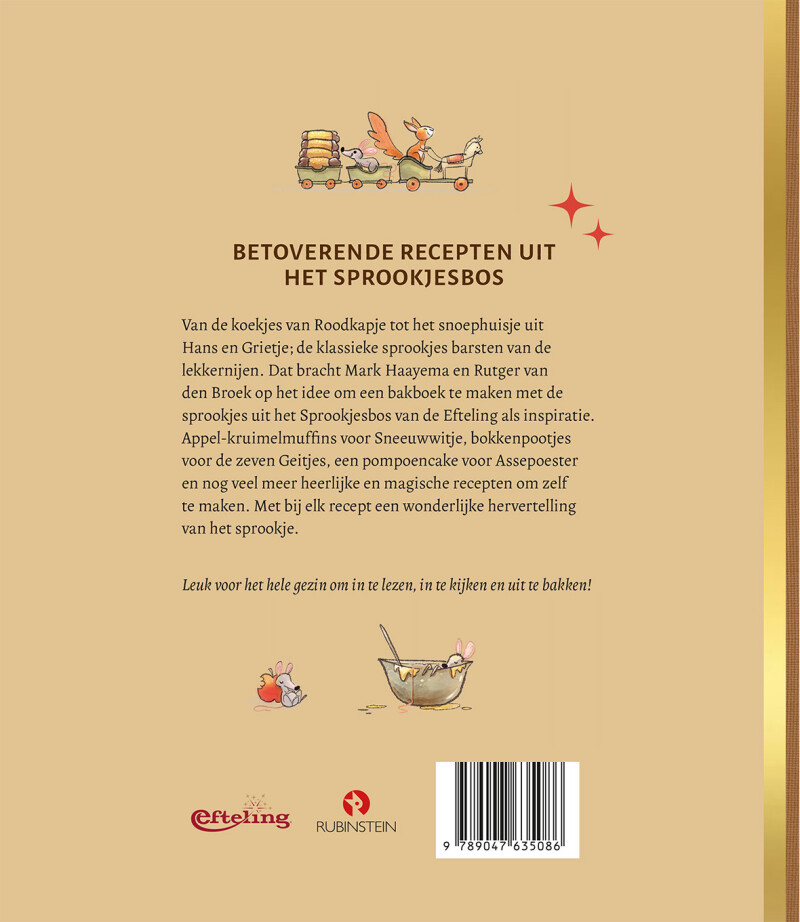 Het Efteling sprookjesbakboek achterkant