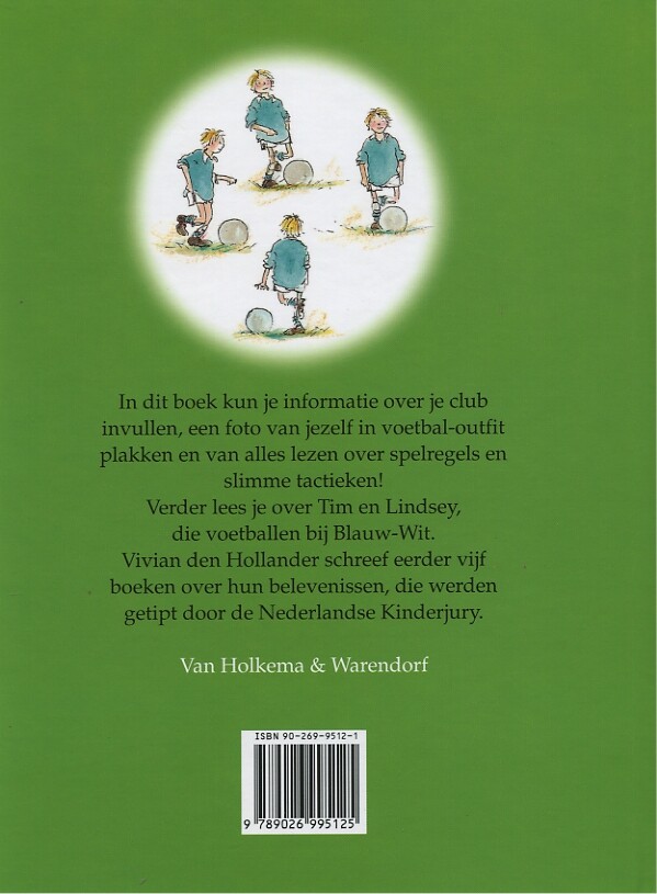 Mijn eigen voetbalboek achterkant