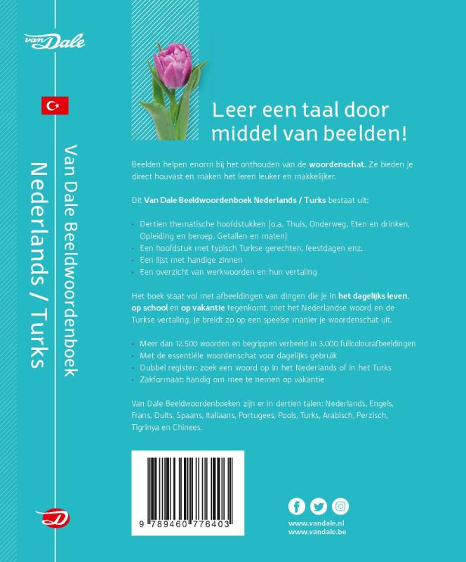 Van Dale Beeldwoordenboek Nederlands - Turks / Van Dale beeldwoordenboeken achterkant